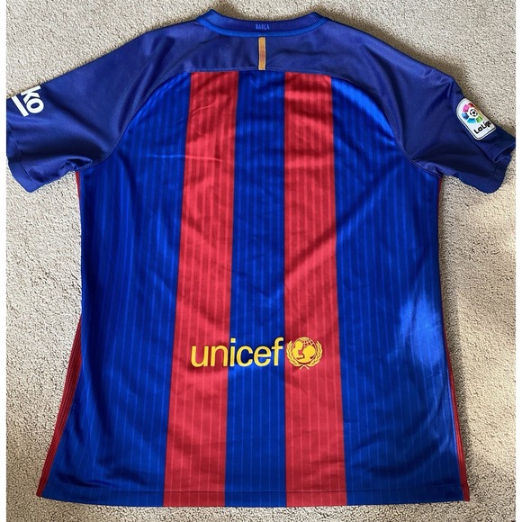 BARCELONA SPAIN FOOTBALL SHIRT 2016 2017 HOME SOCCER JERSEY NIKE XL - Picture 2 of 4